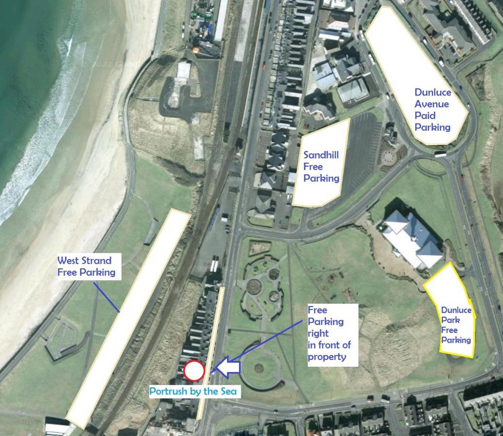 5 Dunluce Park - Portrush By The Sea Apartment Ngoại thất bức ảnh